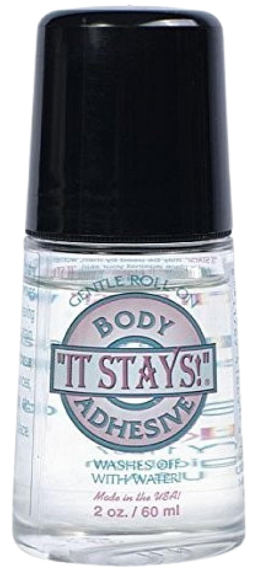 ABSOLUTE SUPPORT It Stays Roll- On Body Adhesive, 2 fl oz Clear