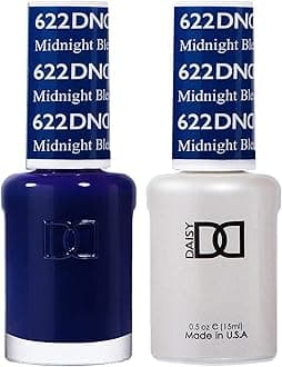 DND Duo Gel & Nail Polish Set - Midnight Bleu 622-2x15ml