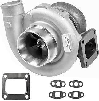 Autodevil T76 Universal Turbo Turbocharger with Flange T4, Turbo Charger Compatible with AR.96 600-1000HP Boost for V8 Cars for Above 3.5L Engines