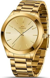 Mens Watches Waterproof Stainless Steel Watch for Men Analog Quartz Fashion Business Designer Wristwatch