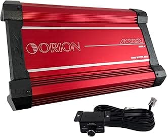Orion HCCA Series HCCA2000.4 High Performance 2000W RMS 4-Channel Class A/B Amplifier - 1 Ohm Stable, Low/High Pass Crossover, Bass Boost Control, MOSFET Power Supply, with Bass Knob, Made in Korea