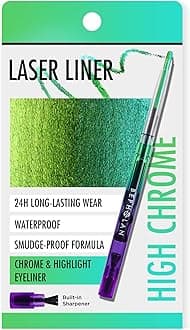 BEPHOLAN Chameleon Metallic Green Eyeliner Pencil Waterproof Gel Eye Liner Pencil Shifting Colors Glitter, Smudge Proof 24h Long-Lasting Eyeliner Pen (WILD OASIS)