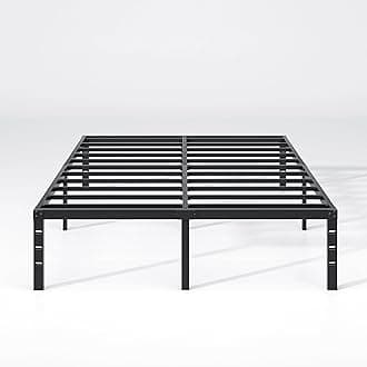 NEW JETO Metal Bed Frame-Simple and Atmospheric Metal Platform Bed Frame, Storage Space Under The Bed Heavy Duty Frame Bed, Sturdy King Size Bed Frame, Suitable for Bedroom, King