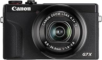 Canon PowerShot G7 X Mark III (Black) - Compact Digital Camera with 1-Inch Sensor & 4K Video - Perfect for Low Light & Travel - WiFi & Bluetooth Connectivity - Loved For Creating On The Go