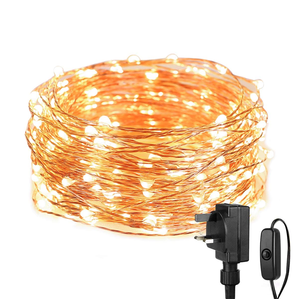 10m Copper Fairy Lights