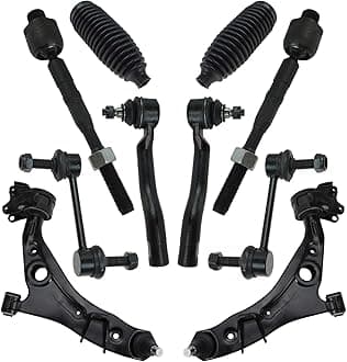 TRQ Front Steering & Suspension Kit Compatible with 2007-2014 Ford Edge 2007-2015 Lincoln MKX