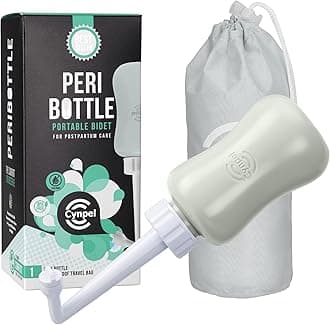 Portable Bidet Bottle - Portable Bidet Sprayer for Travel - Post Partum Essentials - 350ml Peri Bottle Postpartum Care - Hand Held Spray for Women Baby - Perineal Wash