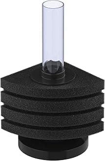 Pawfly Corner Sponge Filter Nano Quiet Betta Fry Shrimp and Small Fish Bio Foam Filter for Tiny Aquariums and Fish Tanks up to 10 Gallons (Air Pump Not Included)