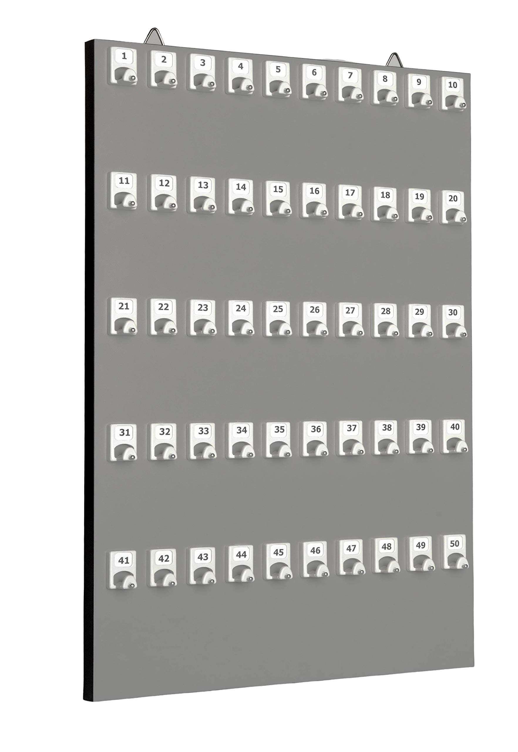 Key Hanger # 32PGE with 32 Extra Space Numbered Hook for Car Keys with Remote Control (Free 35 Set of Tag & Ring Included)