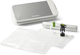 VS2150 Vacuum Sealing System, Food Vacuum Sealer, White/Silver