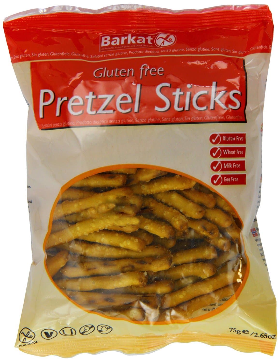 Barkat | Pretzel Sticks | 4 x 75g