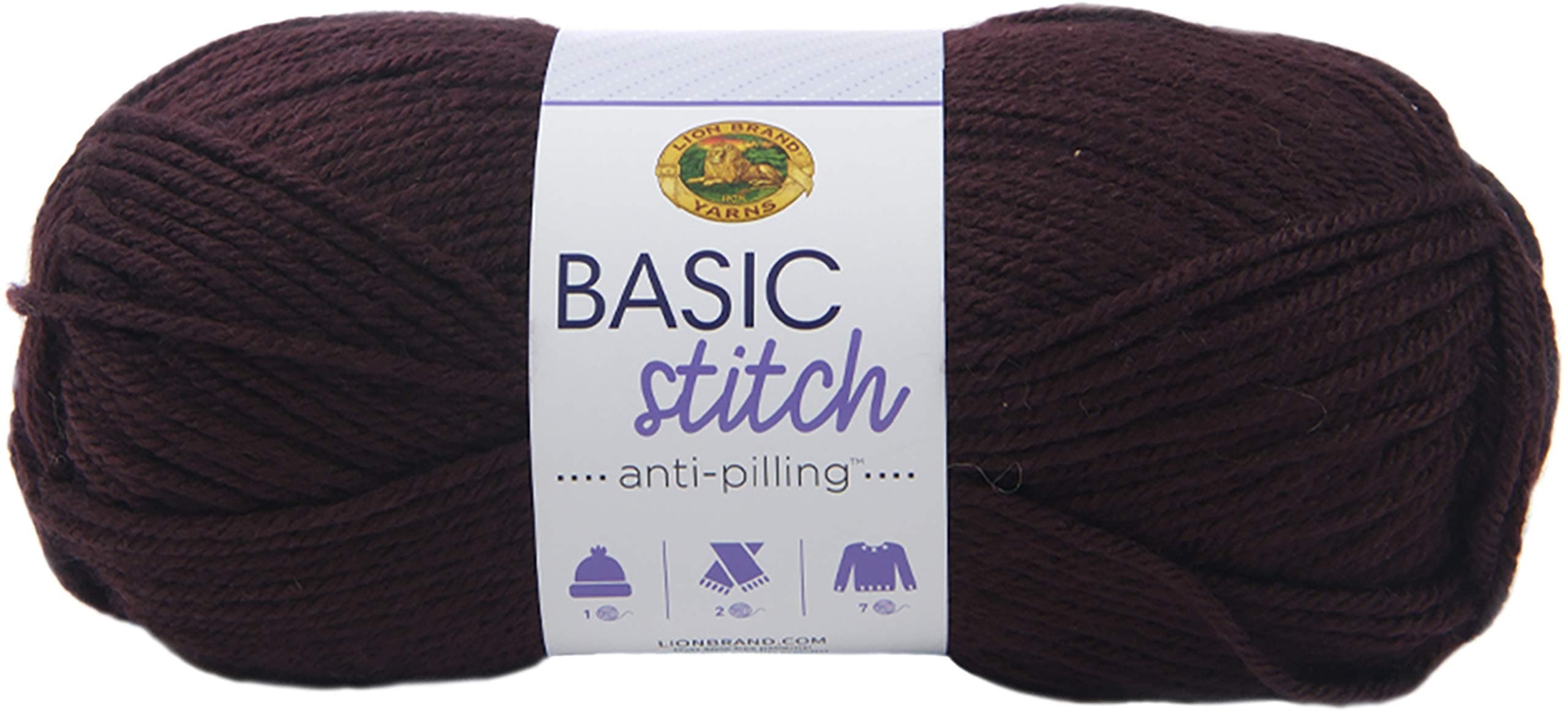COMPANY YARN BASIC STITCH AN EGGPLANT