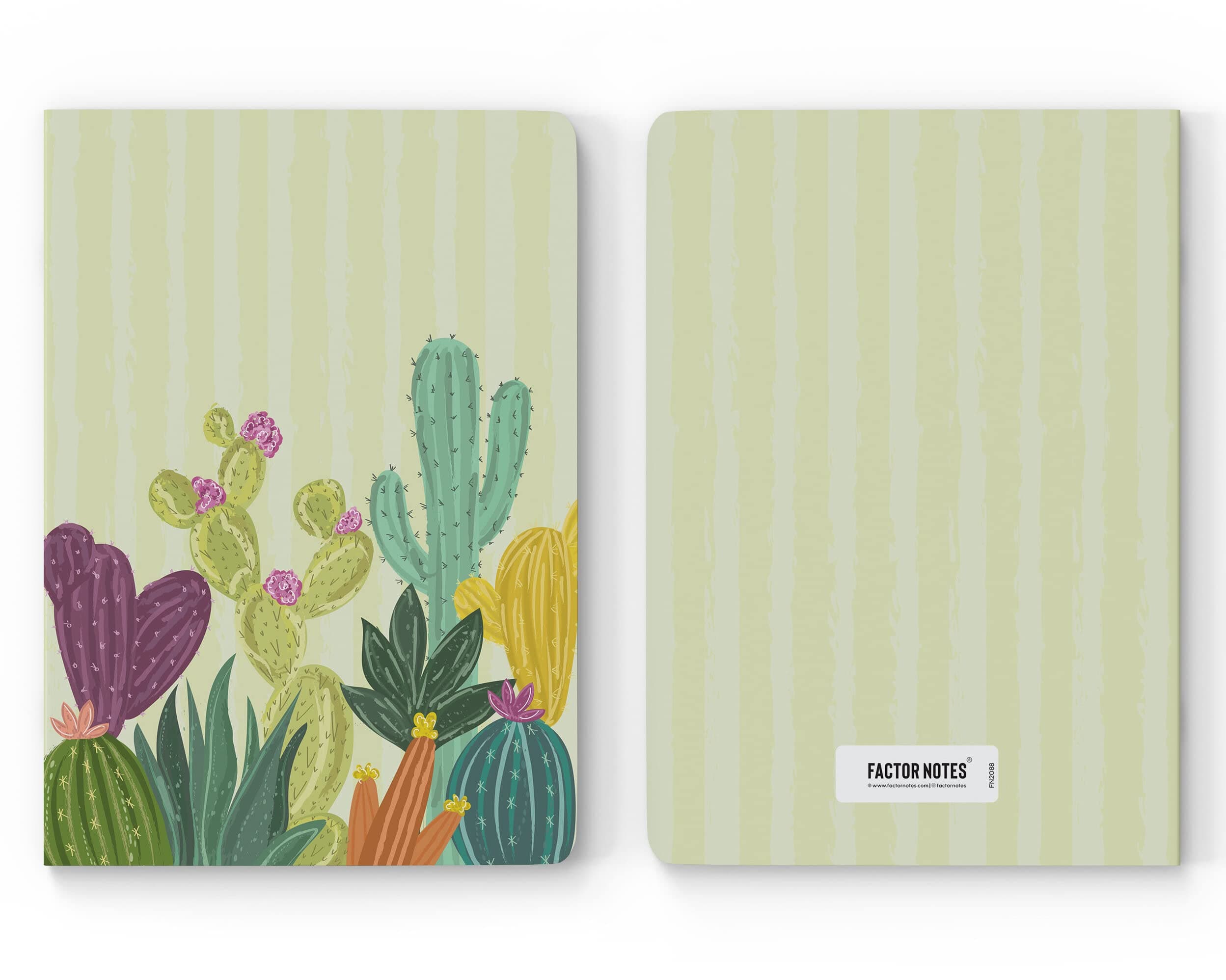 Factor Notes 160-Pages 90 GSM Ruled Notebook, A5 Size, Multicolour