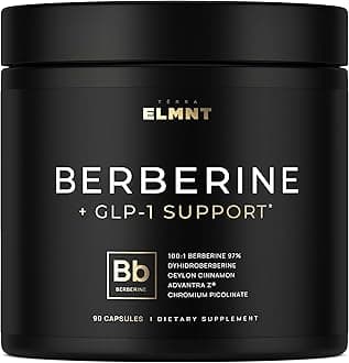 1,950mg GLP-1 Berberine Weight Loss Supplement + Dihydroberberine, Ceylon Cinnamon, Chromium Picolinate, Bitter Melon - 100x Strength Berberine 1500mg Natural Appetite Suppressant Pills for Women