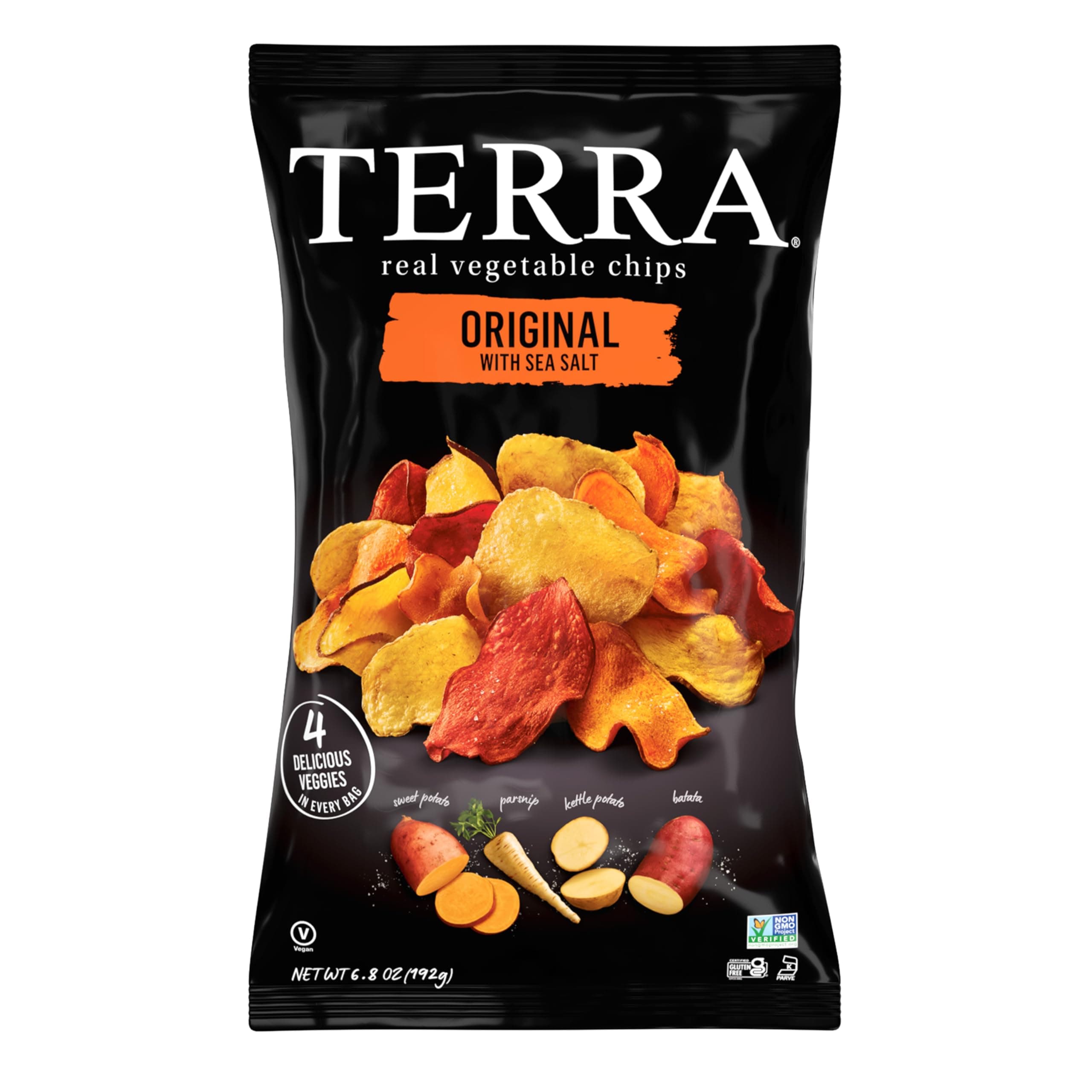 Vegetable Chips, Original Chips with Sea Salt, 6.8 Oz