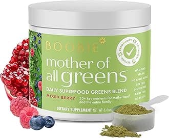 Boobie Mother of All Greens | Your New Family Ritual, Daily Super Greens Powd...