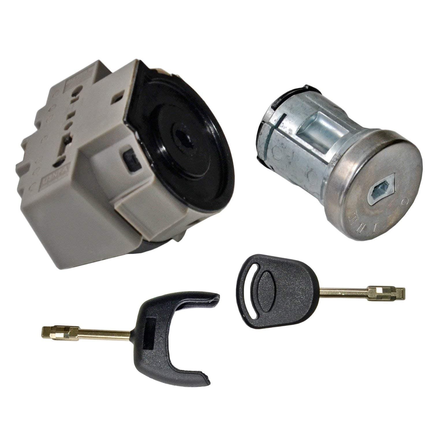 Ignition Switch + Lock Barrel Set with 2 Keys 2S61A3697AA