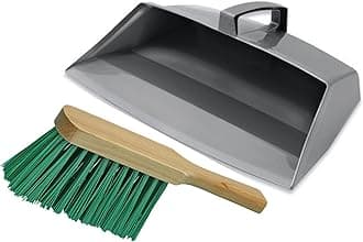Addis-Brushmann Enclosed Dustpan and Brush Set (Hard Brush)