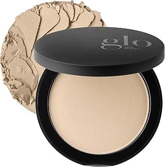 Glo Skin Beauty Pressed Base Powder Foundation, Golden Light – Buildable Sheer to Full Coverage, Long Wear Face Powder Compact, Pressed Powder Makeup for Smooth, Semi-Matte Finish