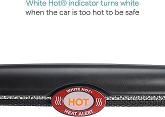 BRICA 2 Piece White Hot Sun Safety Shades by Brica