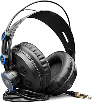 HD7 Semi-Open Studio Headphones For Recording, Playback and Monitoring, Streaming and Podcasting