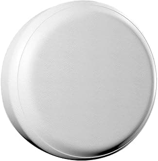 AmFor 32-33 inch Spare Tire Cover, Universal Fit for Jeep, Trailer, RV, SUV, Truck,Tough Tire Wheel Soft Cover Diameter 32" -33", Camper Wheel, Weatherproof Tire Protectors (White)