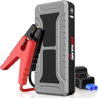 Car Jump Starter, 4000A Peak Battery Jump Starter (for All Gas or Up to 10L Diesel), Portable Battery Booster Power Pack, 12V Auto Jump Box with LED Light,Power Bank, USB Quick Charge