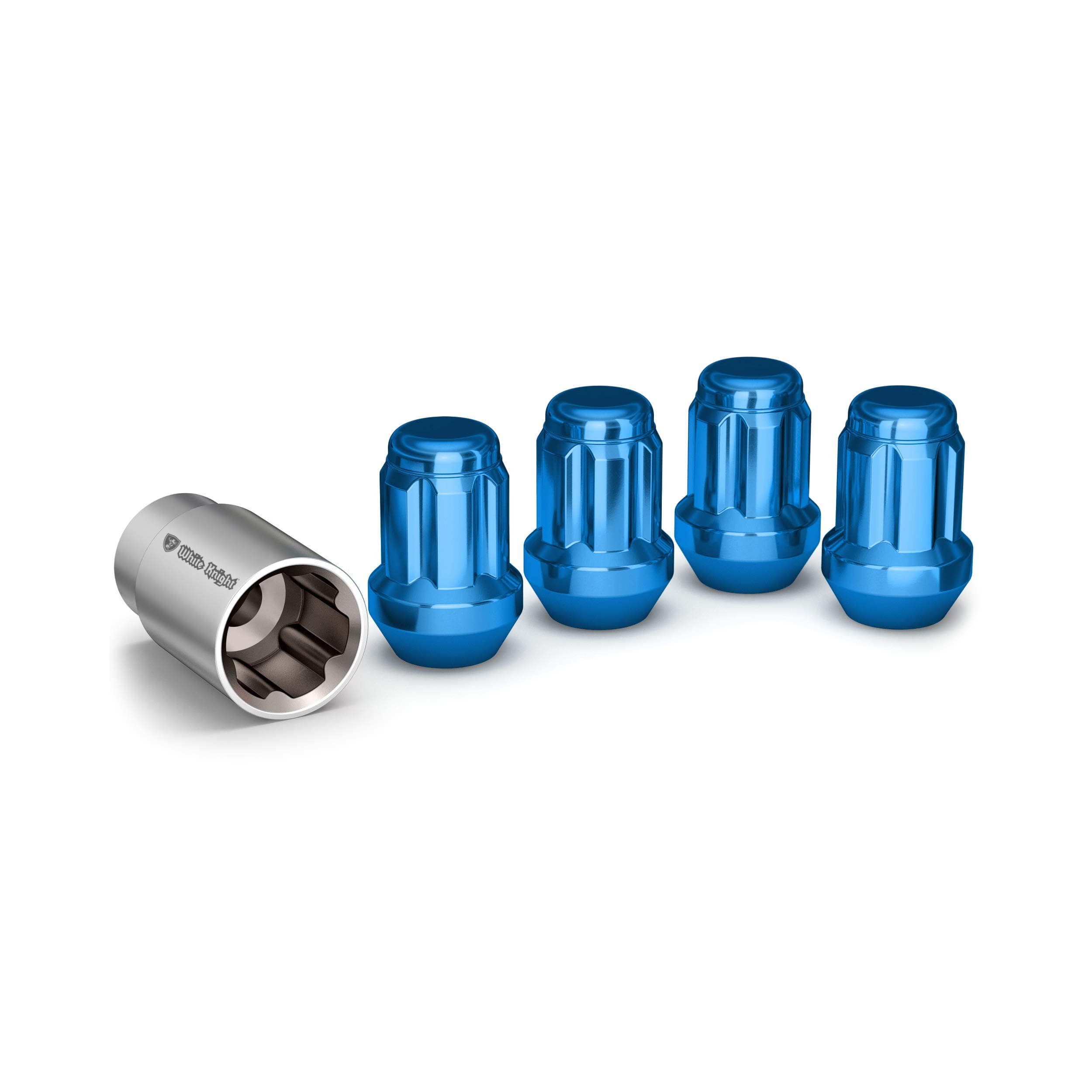 40400SBLT Blue Wheel Lock, 4 Pack