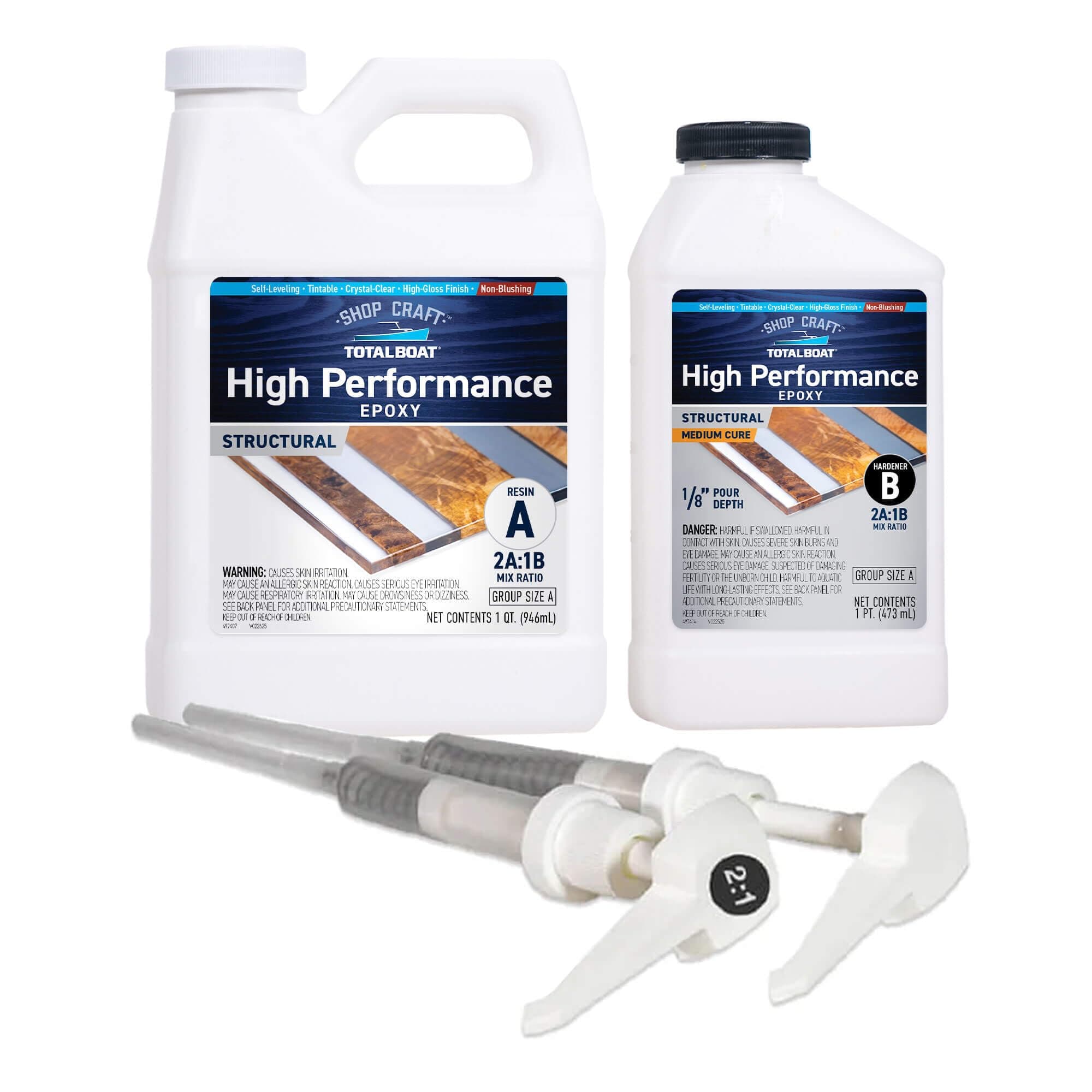 totalboat 2:1 High Performance Epoxy Kits