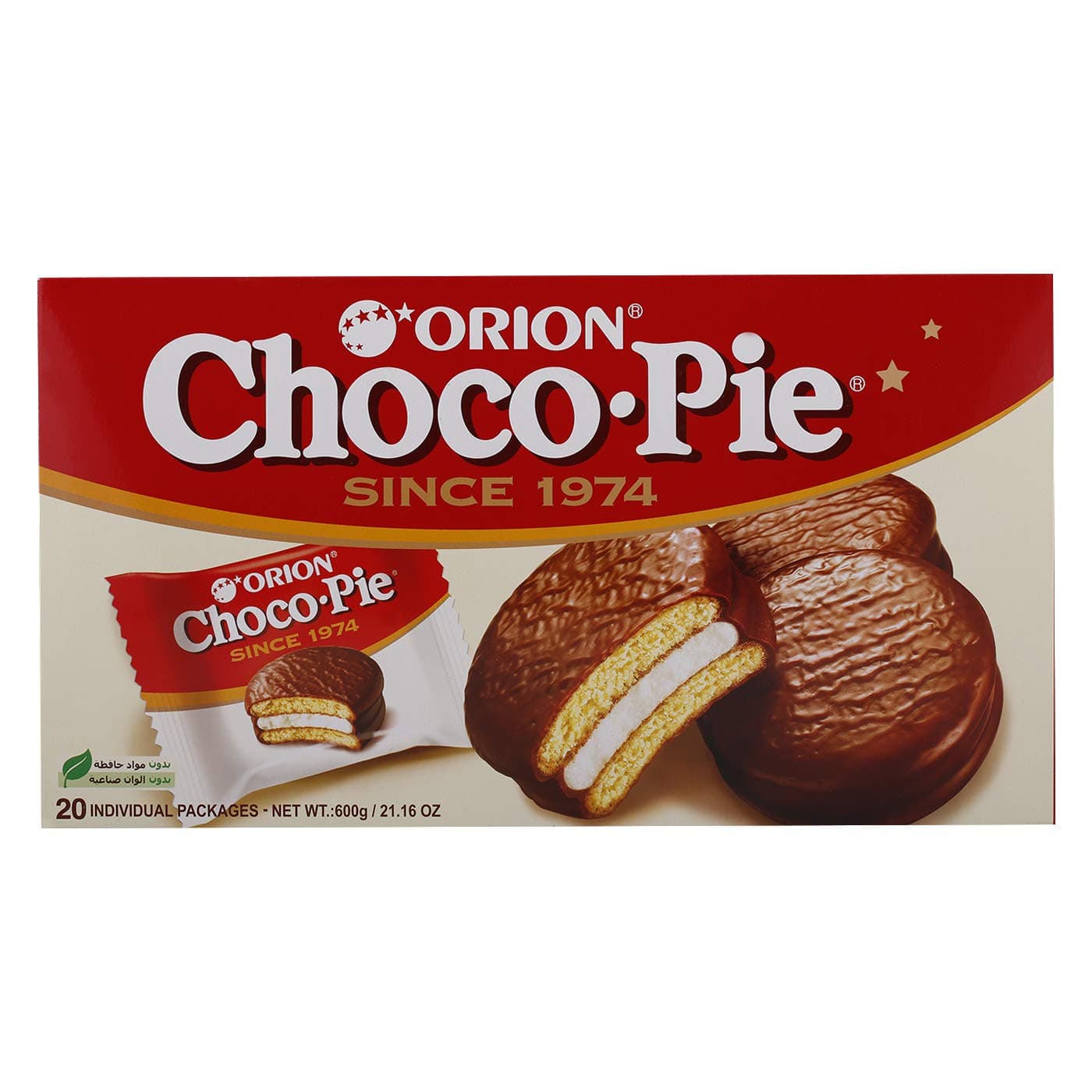 Orion Choco Pie, 600g, pack of 20