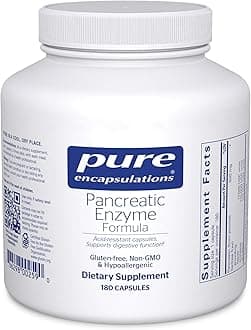 Pure EncapsulationsPancreatic Enzyme Formula | Supplement to Support The Optimal Digestion of Food and Absorption of Nutrients* | 180 Capsules