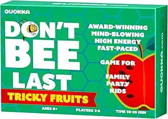 QUOKKA Family Food Games for Kids and Adults - Fast & Fun Slap Card Game for 2-6 Players Easy to Learn - Hilarious Brain-Blending Board Games for Family Night Ages 8+