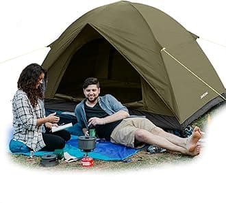 JAICOM Camping Tent, Ultralight Tent 2-4 People, Waterproof Dome Tent - Quick Assembly, Small Pack Size Bikepacking Tent for Outdoor, Hiking, Families, Camping, Festival
