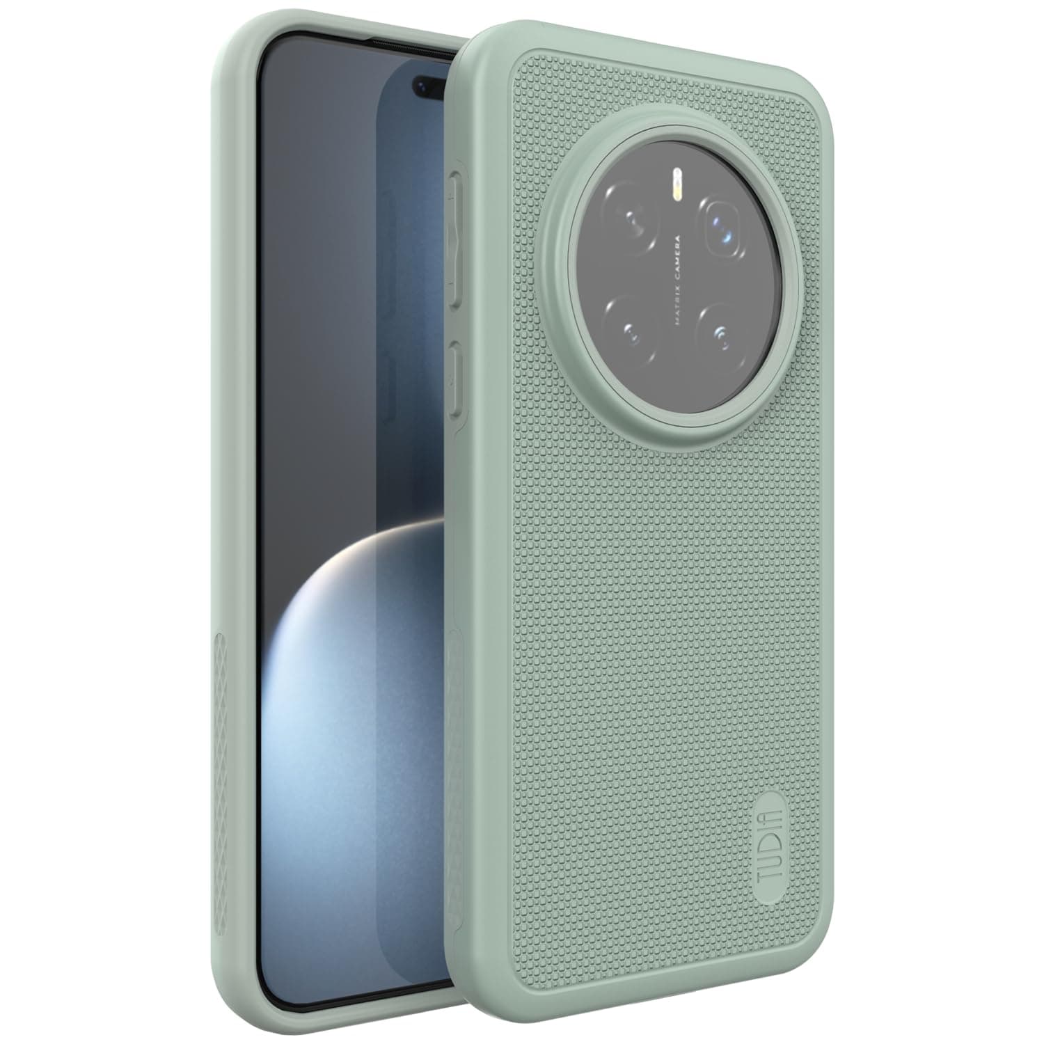 TUDIA DualShield Grip Designed for Honor Magic 7 Pro Case 5G (2025), [MergeGrip] Military Grade Dual Layer Shockproof Slim Tough Heavy Duty Phone Cases Cover (Green Lily, Basic)