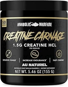 Creatine Carnage, Creatine HCL, Supports Optimal Strength, Endurance, Muscle Mass, and Fast Loading*