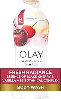 Fresh Radiance Body Wash, Black Cherry & Vanilla, Pomegranate Extract, 650ml