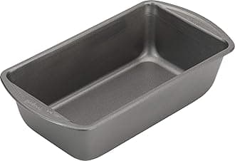 GoodCook Nonstick Loaf Pan Heavy-Duty Steel Bakeware with Easy-Clean Non-Stick Coating, Oven & Dishwasher Safe Pan for Meatloaf Breads Cakes Brownies Lasagnas Casseroles & More, 9 x 5-Inch, Gray