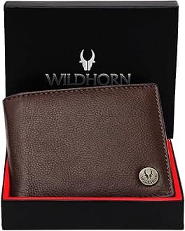 WILDHORN RFID Protected Genuine Leather Wallet for Men