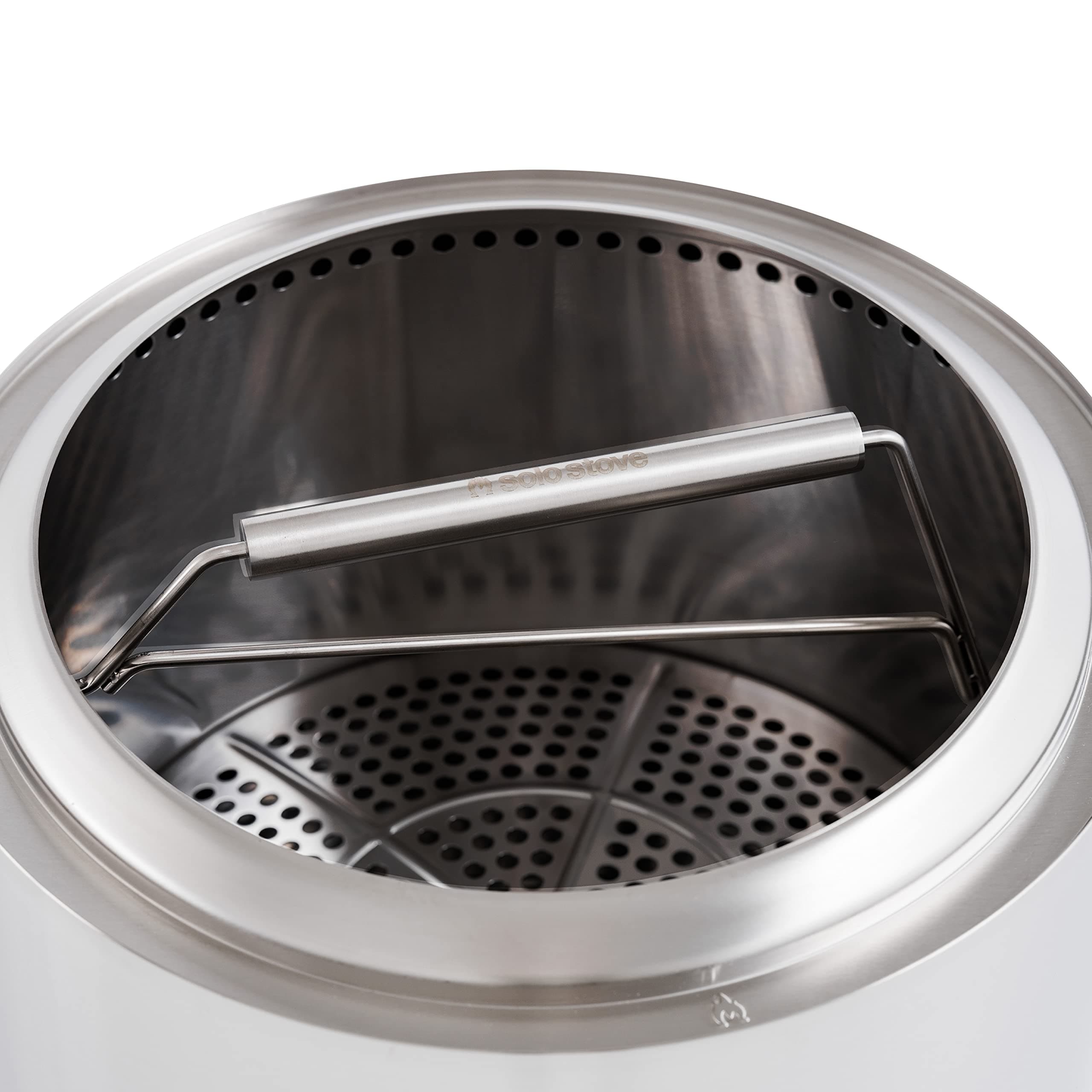 Bonfire Fire Pit Handle Accessory Great Portable Camping Outdoor Fire Pit Tool for Carrying Camp Equipment Stoves and Backyard Fire Pits