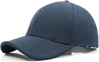 Zylioo XXL Oversize Baseball Mesh Cap,Large Structured Dad Cap,Adjustable Breathable Summer Hat