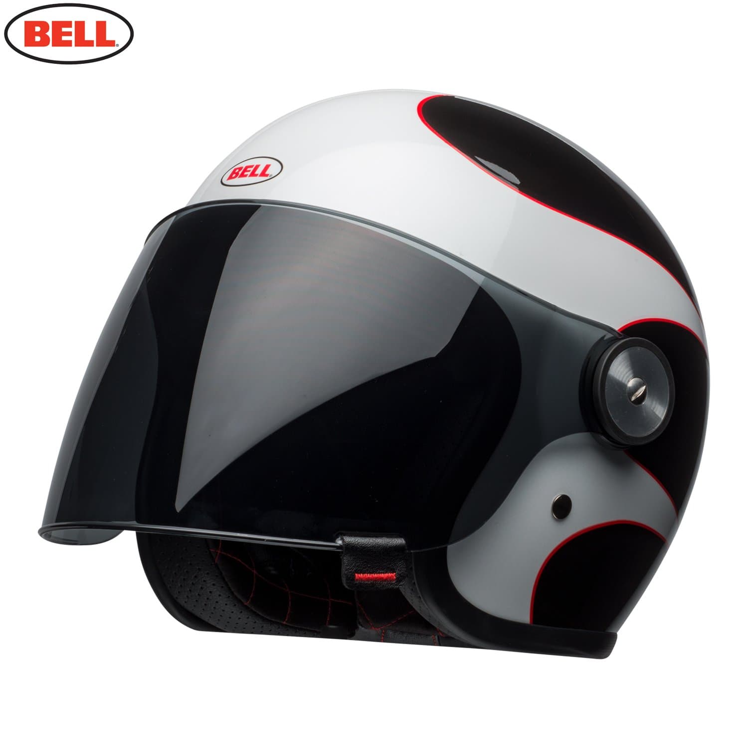 Bell Helmets Riot Boost, White/Black/Red, Size 2XL