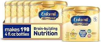 Enfamil NeuroPro Baby Formula, Brain Building Duo DHA & MFGM, Exclusive Immune Supporting HuMO6 Blend, Powder Infant Formula, Baby Milk, 20.7 Oz, 6-Pack