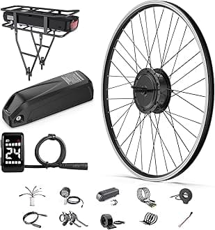 BAFANG G020 48V 500W Front Hub Motor Electric Bike Conversion Kit for 20"/26"/700C Wheel Drive Engine with LCD Display &Optional Ebike Battery