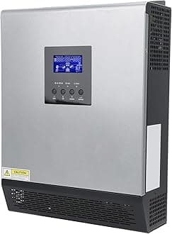 Solar Inverter 3KVA 2400W Pure Sine Inverter with 50A Solar Controller for Home, Off-Grid and Remote Areas, Support Utility/Generator/Solar