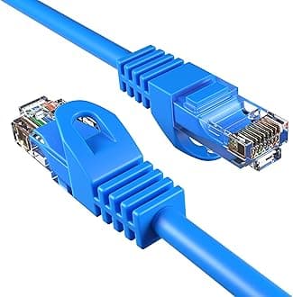 Cables Direct Online 3 feet Cat5E Blue Ethernet Patch Cable Cat5 RJ45 for Networking, PS4, Xbox, Modem, Router, PC, Laptop, Smart TV