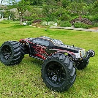 (11101-rtr) - 1/10 Scale Remote Control Truck 80KM/H Super Speed 4WD 2.4GHZ RC Monster Truck 4x4 Off Road Waterproof RTR Brushless Electric Radio Controlled Toy RC Racing Car for Adults...