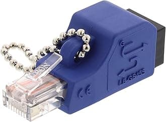 Networx Gigabit RJ45 Loopback Tester - 10/100/1000Base-T Network Port Validator - Ethernet Diagnostic Tool for Switches and Server NICs