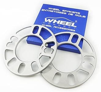 - Universal Wheel Spacer,5mm Thickness(3/16inch),Fit Bolt Pattern 4x98, 4x100, 4x108, 4x114.3, 5x100, 5x105,5x108, 5x110, 5x112, 5x114.3,5x120, Cast Aluminum, Pack of 2.