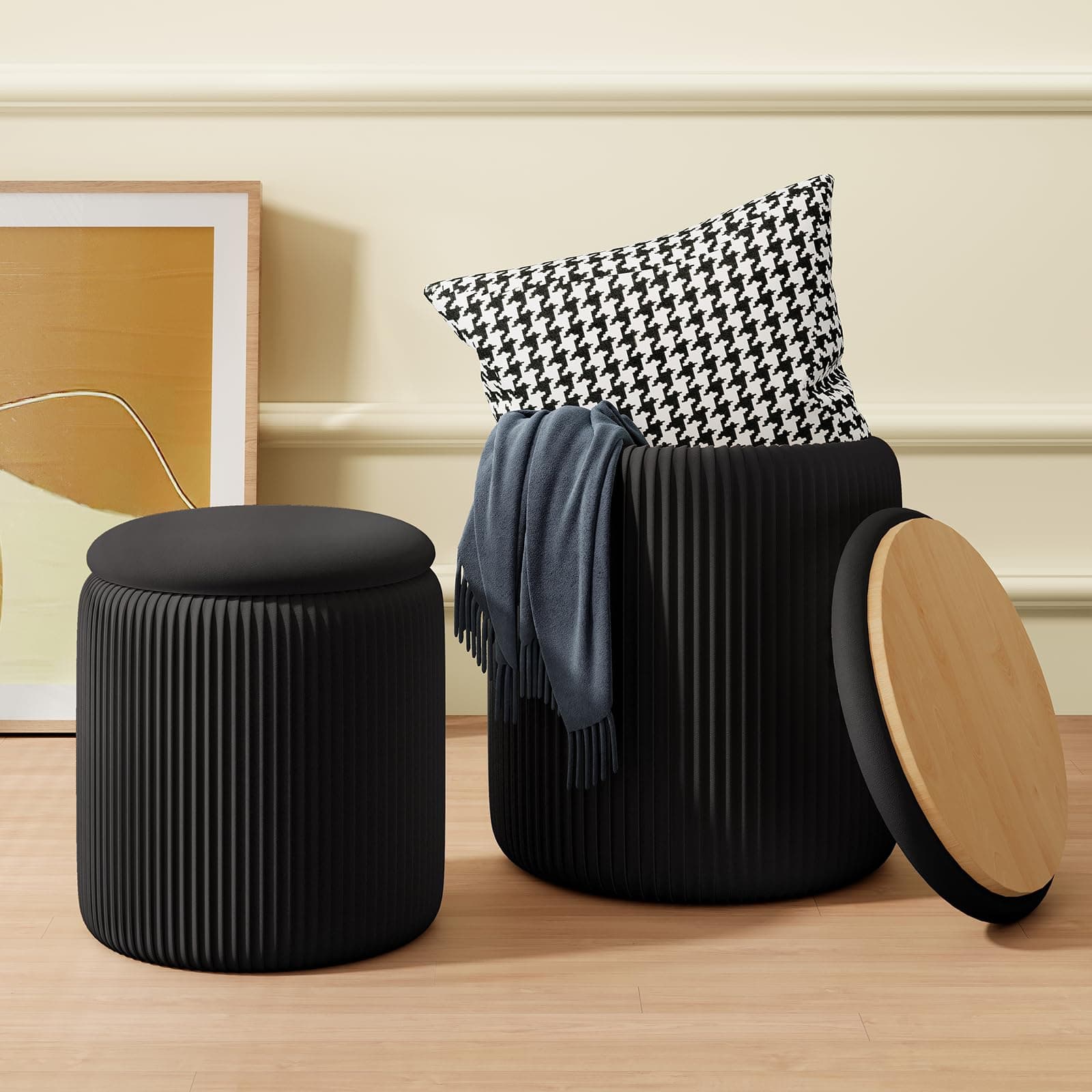 Recximi Ottoman Black