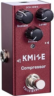 lotmusic Compressor Electric Guitar Effects Pedal Mini Single Type DC 9V True Bypass